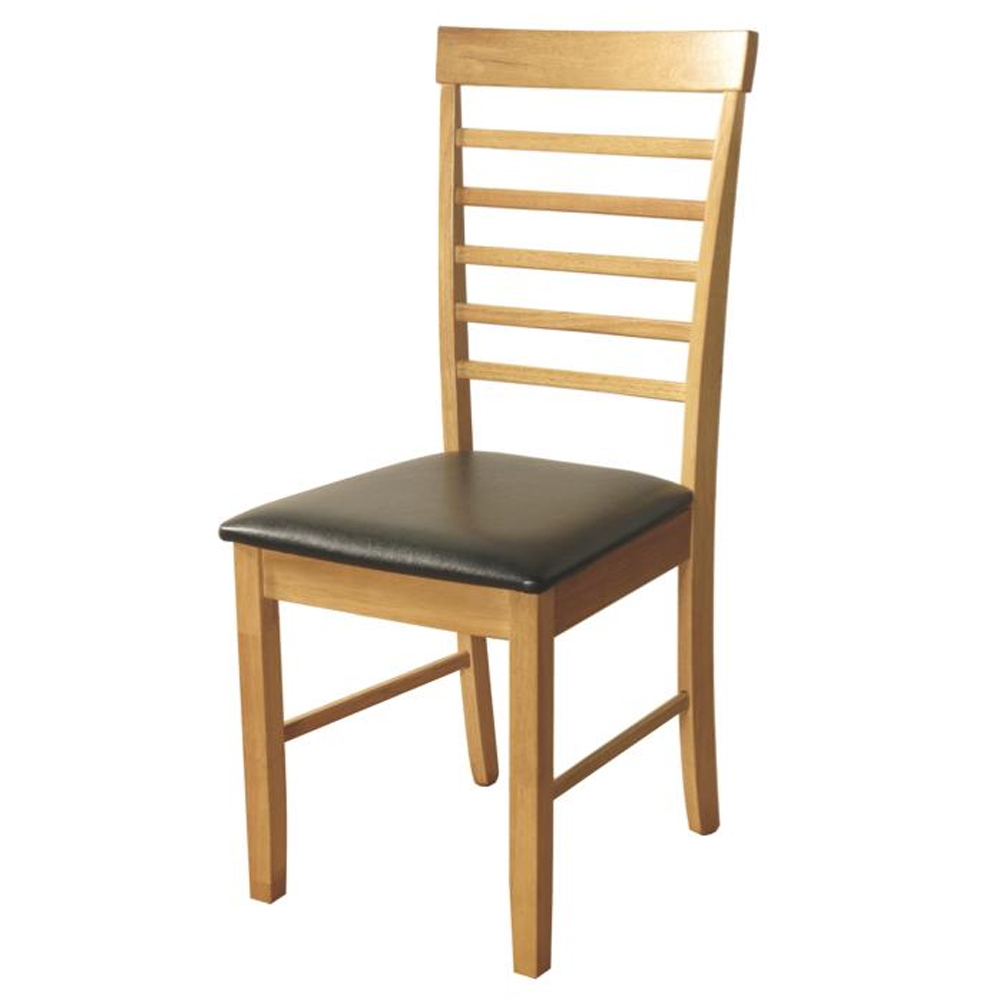 Marsic Wooden Dining Table With 4 Chairs In Light Oak