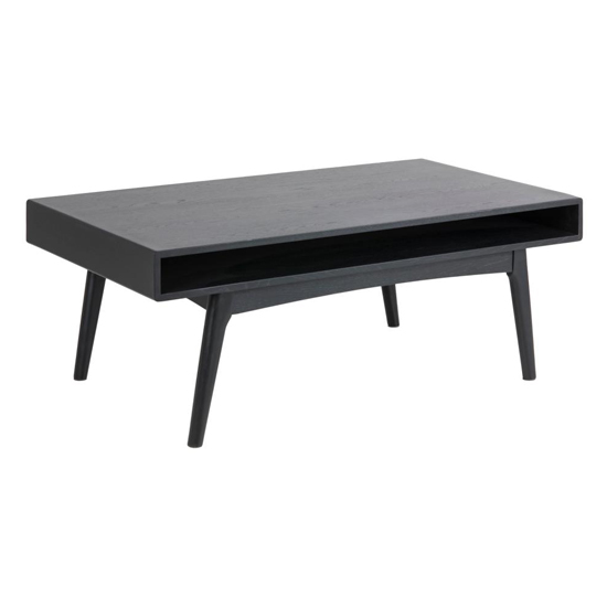 Read more about Marta wooden 1 shelf coffee table in oak black