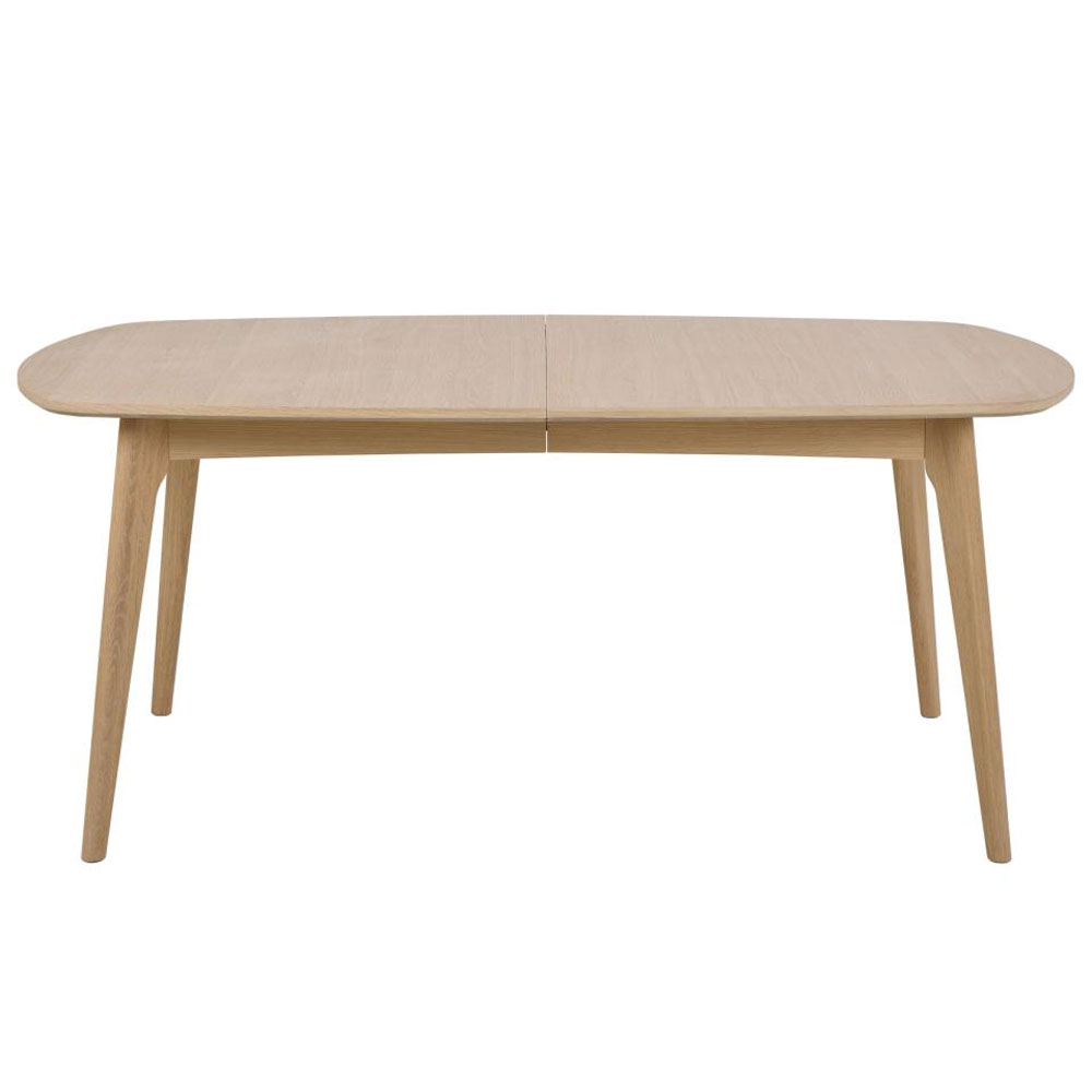 Marta Rectangular Wooden Dining Table in White Oak