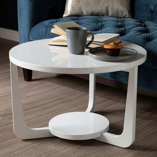 Martos High Gloss Side Table In White_1