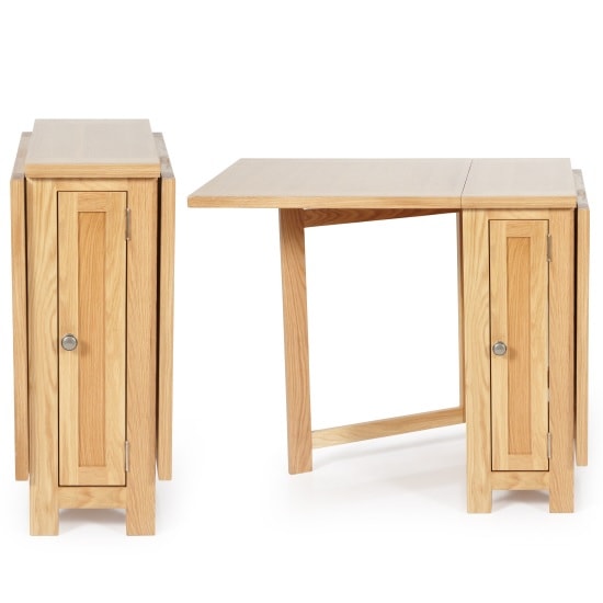 Maryland Wooden Folding Dining Table In Oak Furniture in Fashion