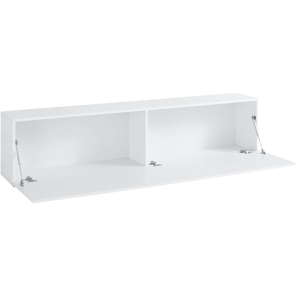 Mcrae High Gloss TV Stand With 1 Door In White