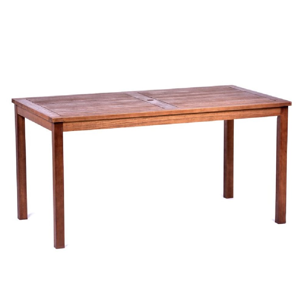 Product photograph of Marfa Wooden Rectangular Dining Table In Brown from Furniture in Fashion