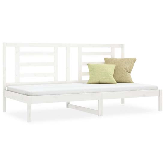 Maseru Solid Pine Wood Day Bed In White