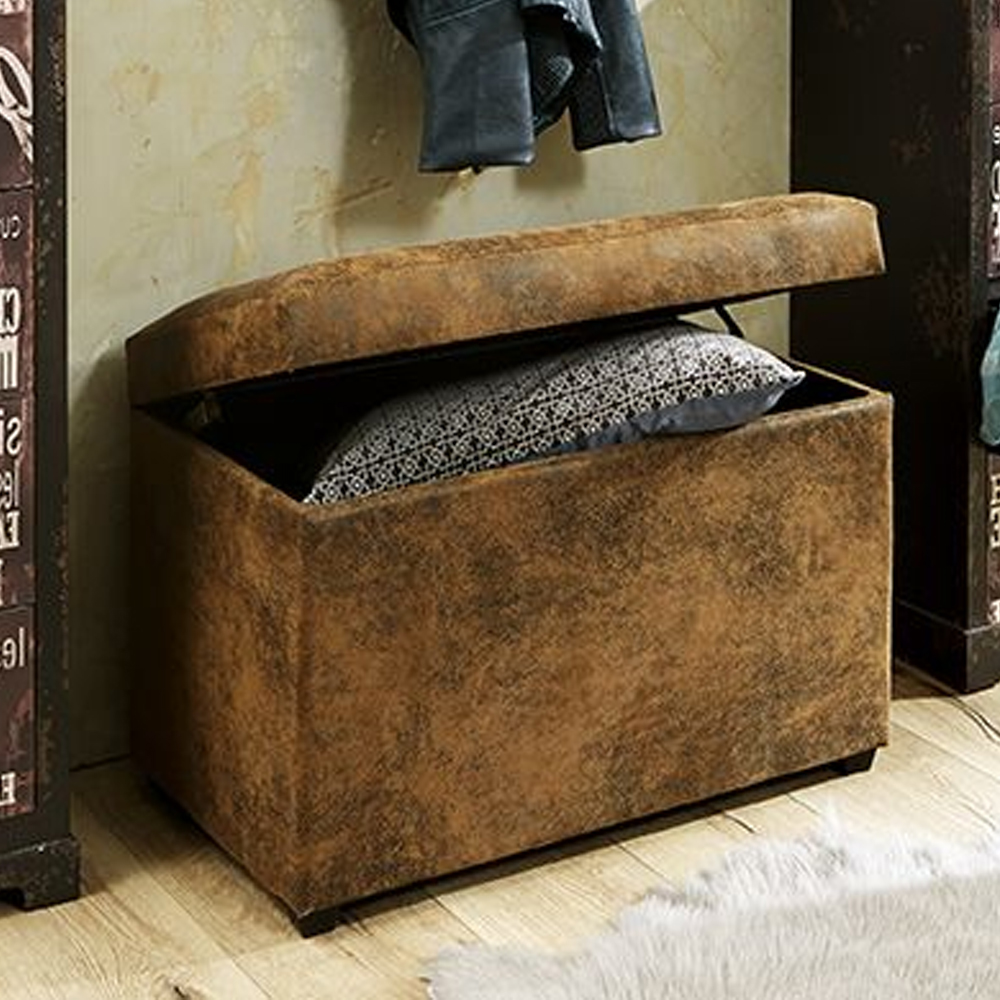 massillon small fabric storage ottoman in vintage brown-image-125475