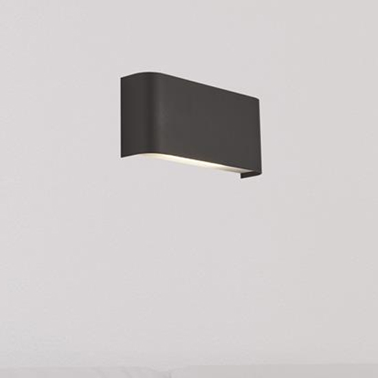 Read more about Match box led 2 lights up down wall light in black