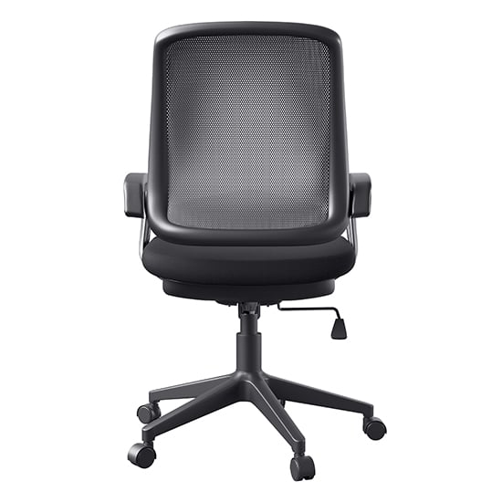 Matfen Mesh Fabric Adjustable Home And Office Chair In Black_4