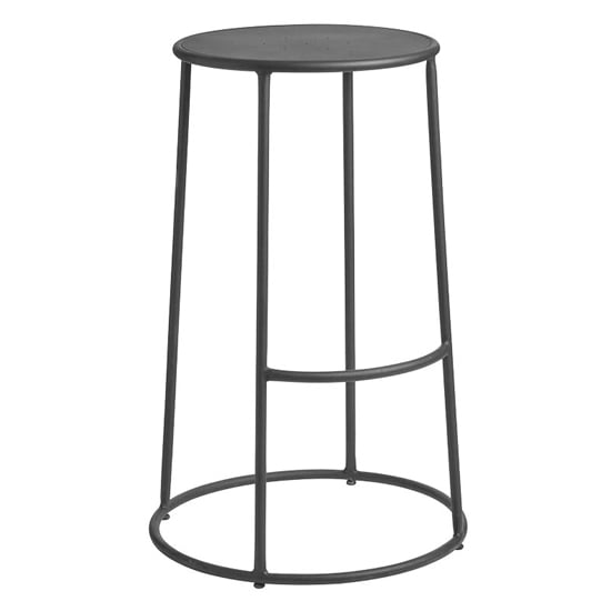 Photo of Matron industrial metal stool in raw