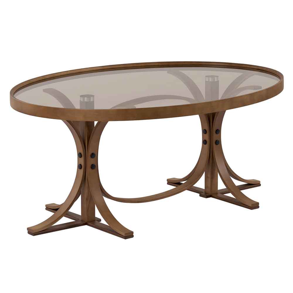 Matsue Wooden Coffee Table in Walnut