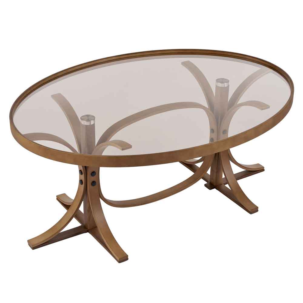 Matsue Wooden Coffee Table in Walnut