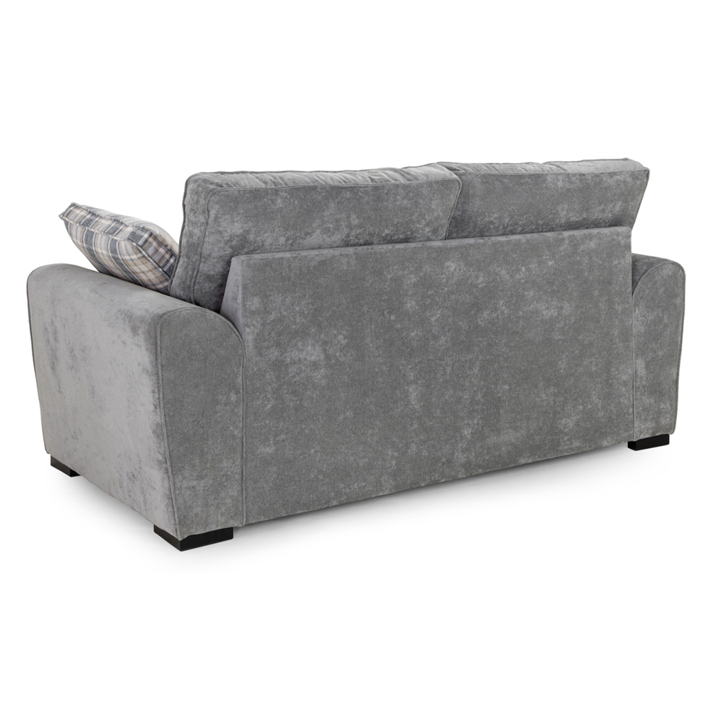 Maxton Fabric 3 Seater Sofa In Grey