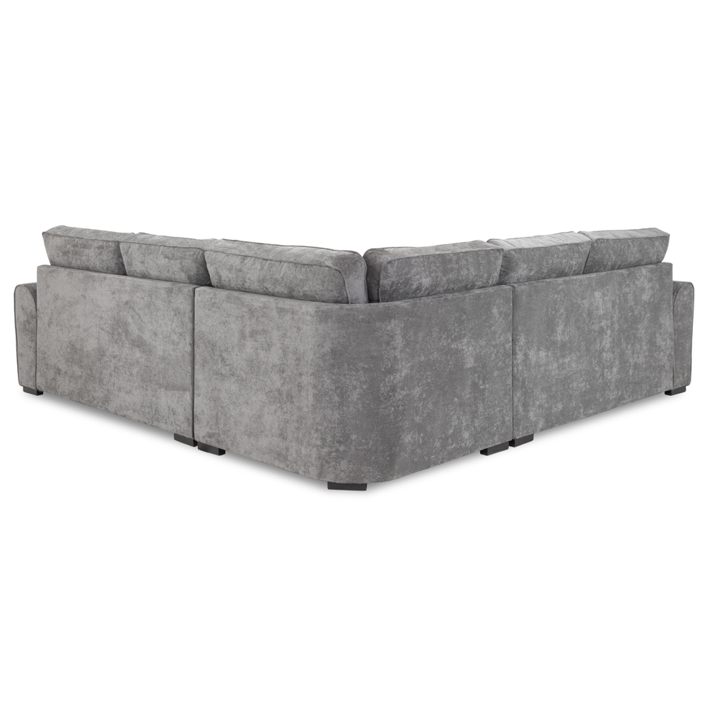 Maxton Fabric Corner Sofa In Grey