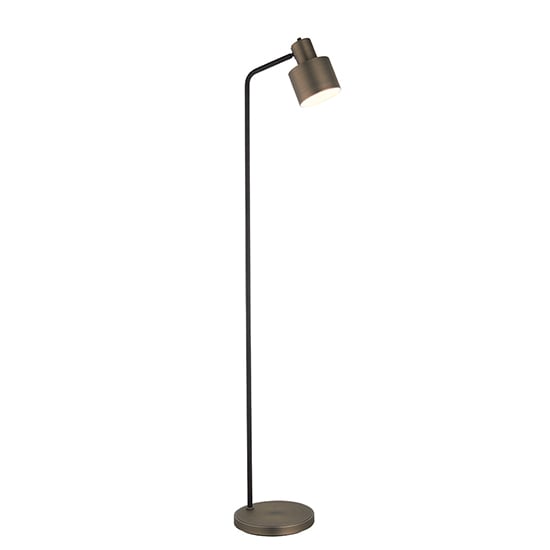 Product photograph of Mayfield Task Floor Lamp In Dark Bronze And Matt Black from Furniture in Fashion