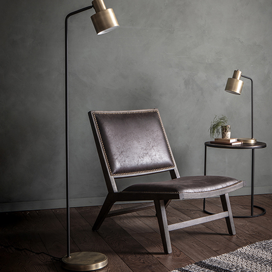 Mayfield Task Table Lamp In Matt Antique Brass And Matt Black
