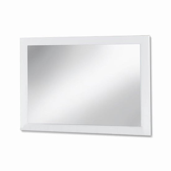 Read more about Mayon bedroom mirror in white high gloss wooden frame