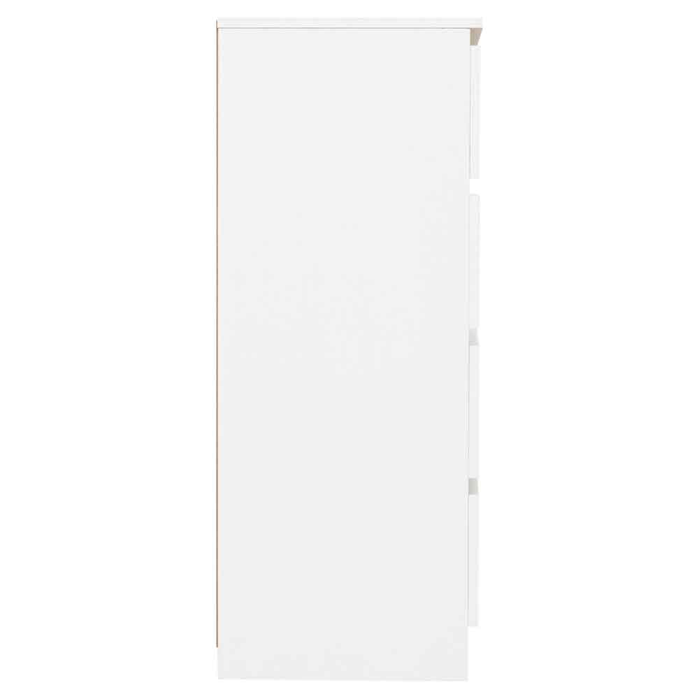 Mcgowan Wooden Chest Of 5 Drawers in White