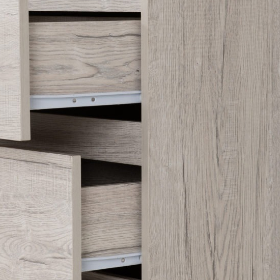 Mcgowan Wooden Chest Of 8 Drawers In Urban Snow