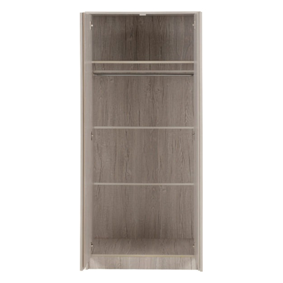 Mcgowan Wooden Trio Bedroom Furniture Set In Urban Snow