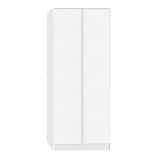 Read more about Mcgowan wooden wardrobe with 2 doors in white