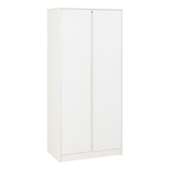 Mcgowen Wooden Bedroom Furniture Set 2 Doors Wardrobe In White