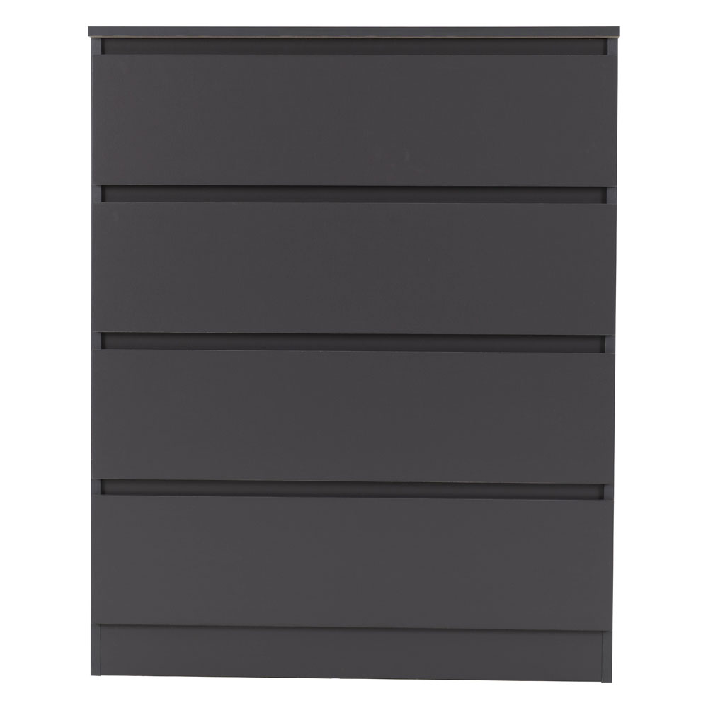 Mcgowen Wooden Bedroom Furniture Set with 3 Doors in Grey
