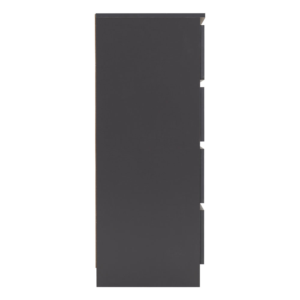 Mcgowen Wooden Bedroom Furniture Set with 3 Doors in Grey
