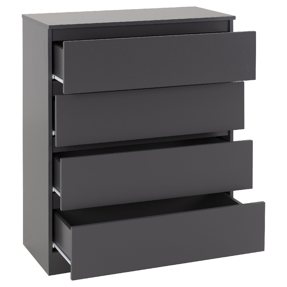 Mcgowen Wooden Bedroom Furniture Set In Grey