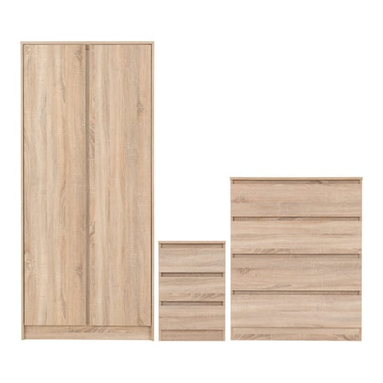 Read more about Mcgowen wooden bedroom furniture set in sonoma oak