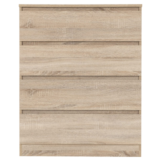 Mcgowen Wooden Chest Of 4 Drawers In Sonoma Oak