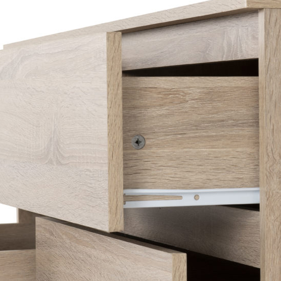 Mcgowen Wooden Chest Of 6 Drawers In Sonoma Oak
