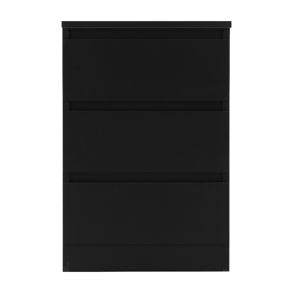 Mcgowen Wooden Furniture Set With 2 Door Wardrobe In Black