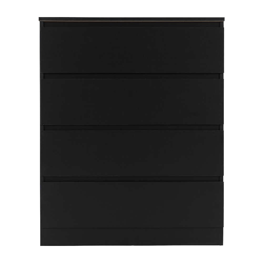 Mcgowen Wooden Furniture Set With 2 Door Wardrobe In Black