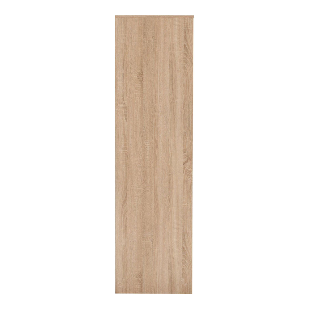 Mcgowen Wooden Wardrobe with 6 Doors 2 Drawers in Sonoma Oak Effect
