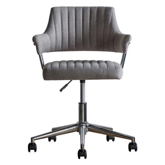 Mcintyre Fabric Swivel Office Chair In Grey_3