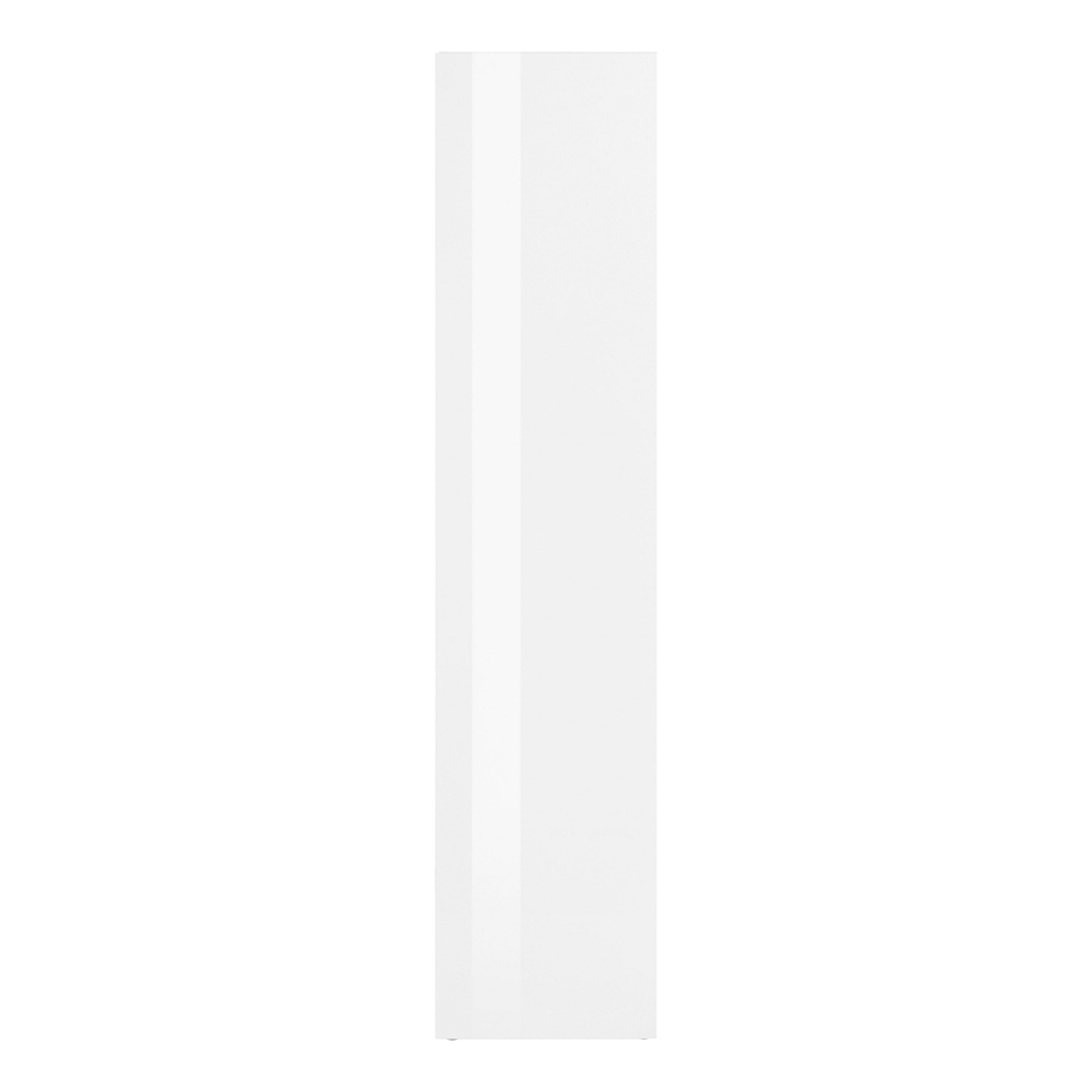 Mcrae White Glossy Storage Cabinet With 1 Door In White