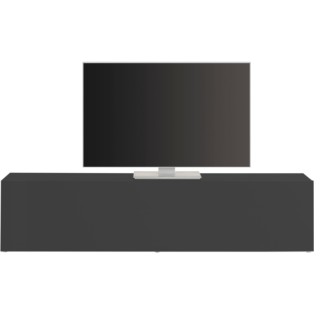 Mcrae Wooden TV Stand With 1 Door In Anthracite