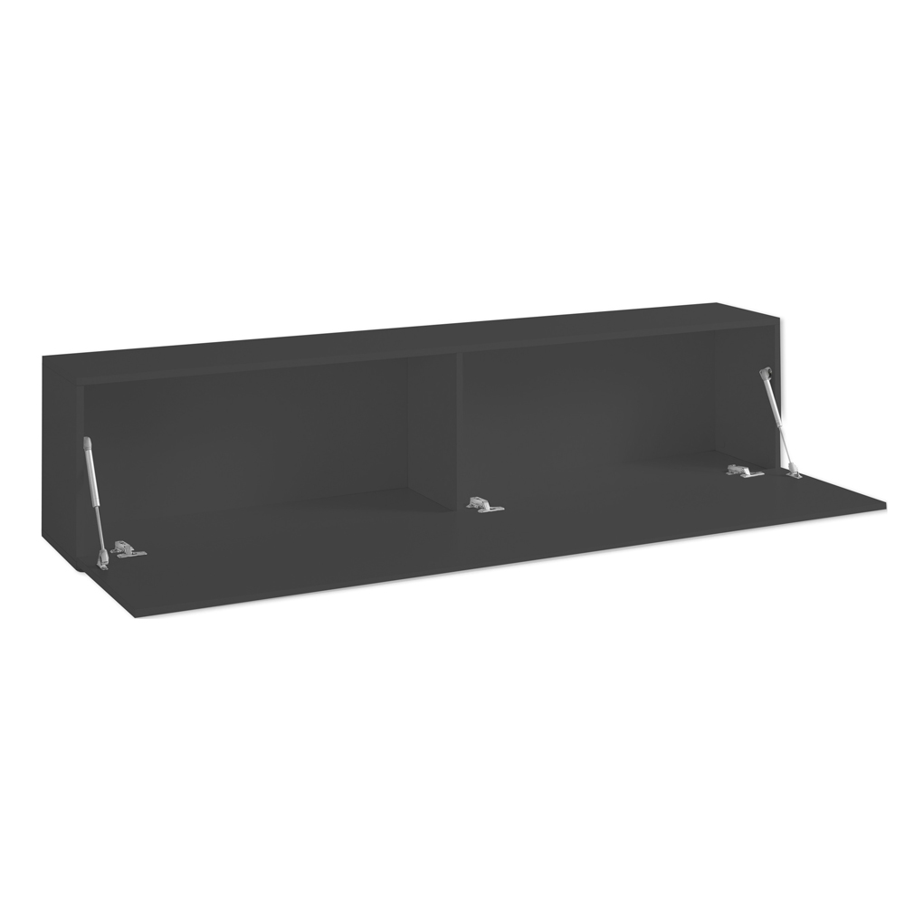 Mcrae Wooden TV Stand With 1 Door In Anthracite