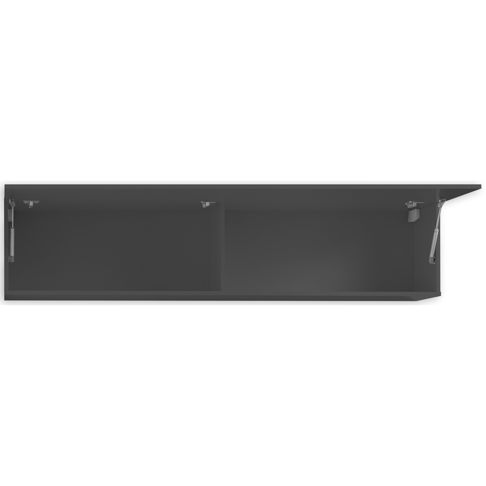Mcrae Wooden Wall Hung Shelving Unit In Anthracite
