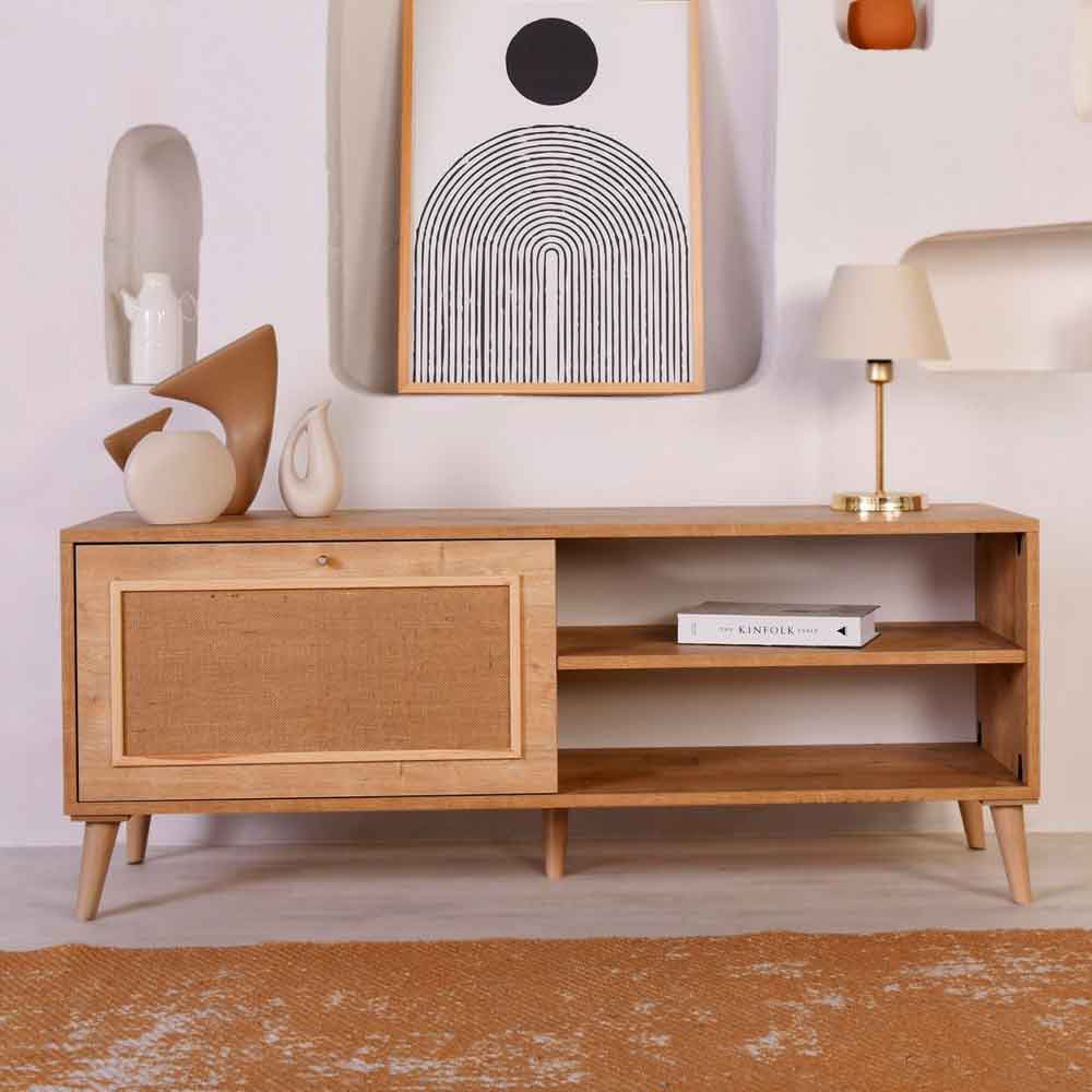 Meadow Small Wooden TV Stand in Oak