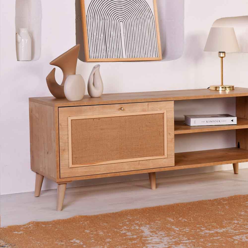 Meadow Small Wooden TV Stand in Oak