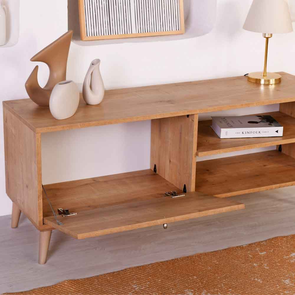 Meadow Small Wooden TV Stand in Oak