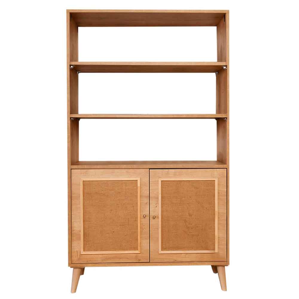 Meadow Wooden Display Cabinet with 2 Doors in Oak
