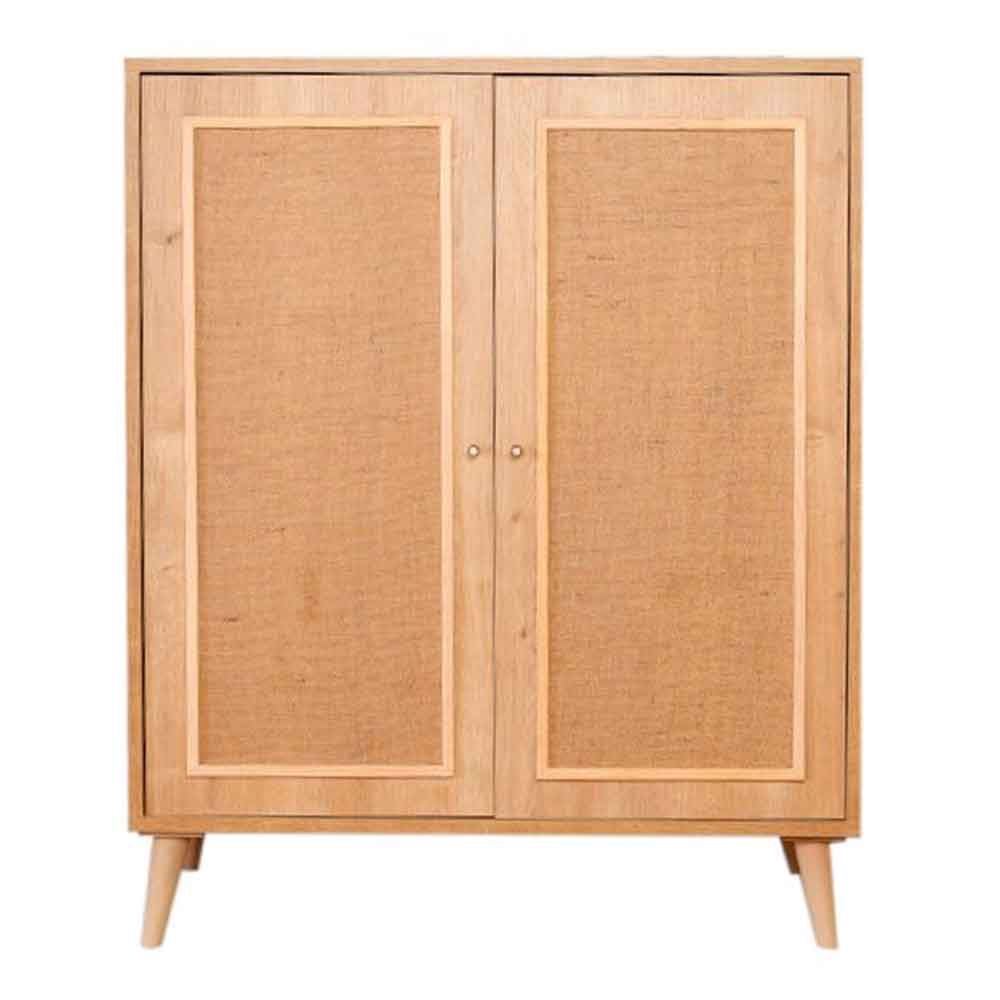 Meadow Wooden Storage Cabinet with 2 Doors in Oak