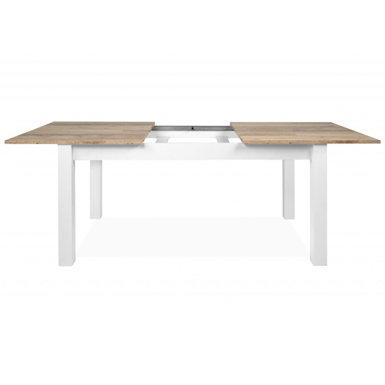 Mecoy Extending Dining Table In Old Style Bright And White_2