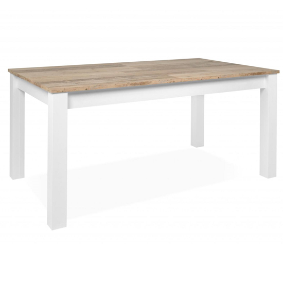Mecoy Extending Dining Table In Old Style Bright And White_4
