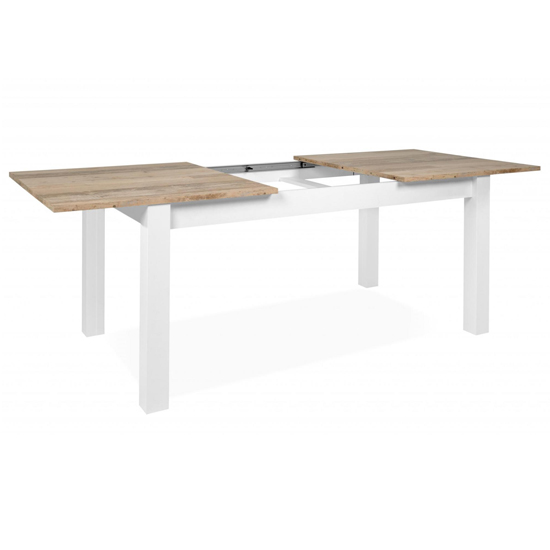 Mecoy Extending Dining Table In Old Style Bright And White_5