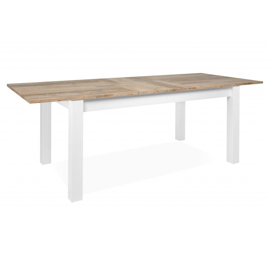 Mecoy Extending Dining Table In Old Style Bright And White_6