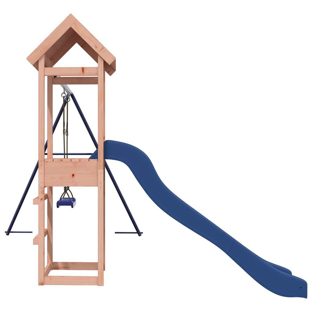 Medina Douglas Wood Kids Playset With Swing In Light Oak