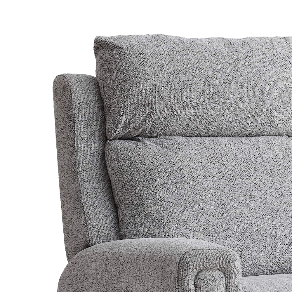 Medinah Fabric Dual Motor Lift Tilt Recliner Chair in Ash