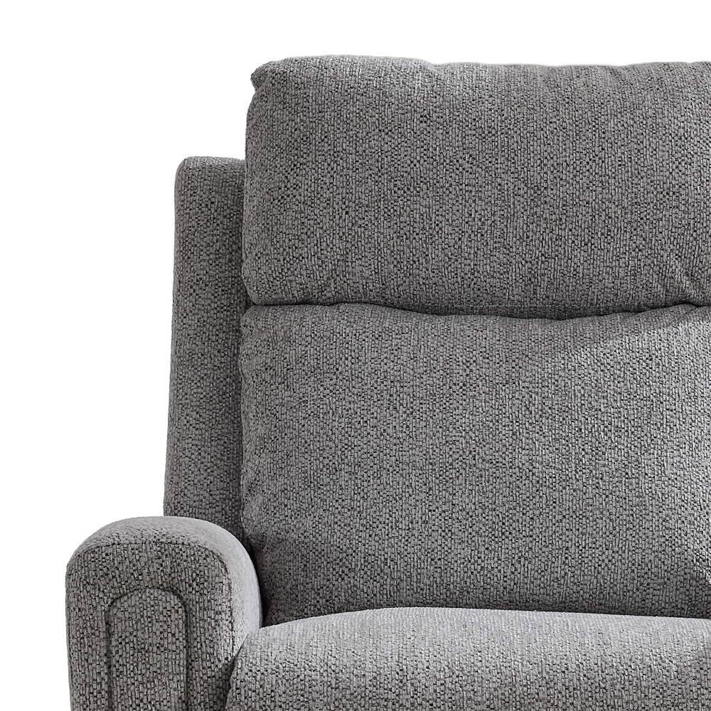 Medinah Fabric Quad Motor Lift Tilt Recliner Chair in Ash